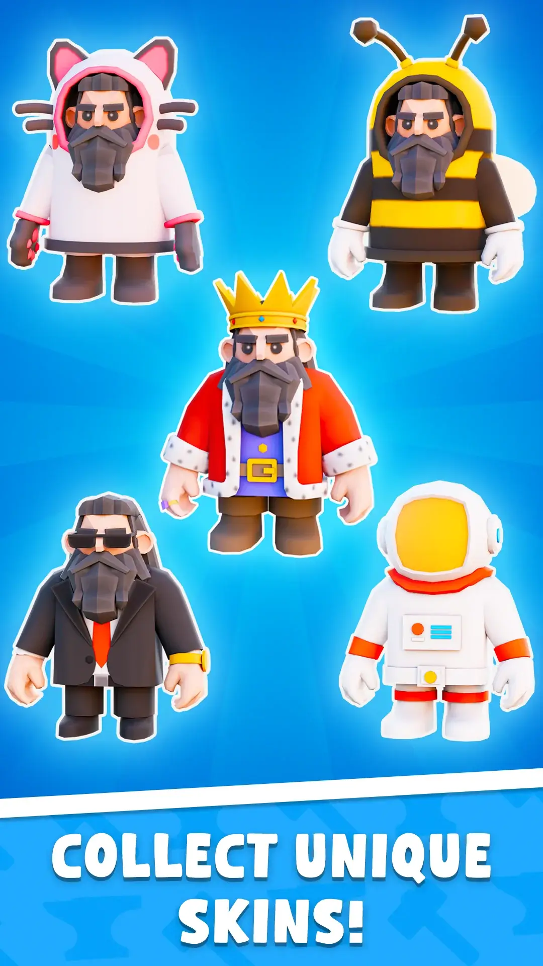 Collecting unique blacksmith skins